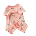 thumbnail image 2 of Dog Pajamas for Small Medium Large Dogs, 4-Way Stretch Pet Pjs, Soft Comfortable Pet Clothes for All Breeds Boy Girl Dogs(M,Pink), 2 of 3