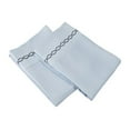 thumbnail image 5 of Superior Grey/ White Embroidered Trim Microfiber Pillowcases, Standard (2 Count), 5 of 7