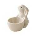thumbnail image 4 of Huevera de cerámica, utensilios de cocina, decoración de Pascua, centro de mesa, decoración del hogar blanco, 4 of 9