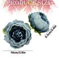 thumbnail image 3 of Peonies Artificial Flowers, Artificial Round Peony Flower Heads, Peony Buds Fake Peony Heads Bulk for Wedding Flower DIY Crafts Bridal Bouquets Table Party Home Decor Blue 1Pcs, 3 of 8