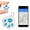 Sky Blue, variant on Portable Mini Cat Dog Pet Tracking Locator Hidden Gps Tracking Device For Child Bluetooth 5.0 Mobile Key Finder Device