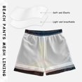 thumbnail image 5 of ALAZA Boys Swim Trunks Burning Basketball Beach Board Shorts Drawstring Swimsuit 4T, 5 of 6
