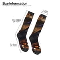 thumbnail image 2 of Knee High Socks for Men and Women, Halloween Kitchen Crow Althletic Compression Socks, Support Long Tube Socks for Outdoor Sport, Calf Socks, High Stockings for Women Men, 2 of 7