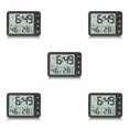 thumbnail image 2 of Inteprter Reloj Digital de escritorio, Sensor Dual, alarma electrónica, termómetro, botón de operación, funciona con batería, temporizador LCD, Type2 NO2 Inteprter CBP162530, 2 of 6