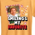 thumbnail image 3 of ELF - Smilings My Favorite - Women's Short Sleeve Graphic T-Shirt, 3 of 6