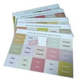 thumbnail image 2 of Sioweci 5 Sheets Bible Tab Large Letter Print PVC Self-adhesive Bible Sticky Index Label Book Page Marker Sticker Bible Study Journaling Supplies Random Style, 2 of 13