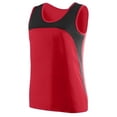 thumbnail image 1 of Maillot de Piste pour Femmes 342A Velocity Track, Rouge et Noir, 2X, 1 of 5