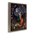 thumbnail image 3 of Stupell Industries Cottage Woodland Fox Night Forest Brown Floating Frame Canvas Art, 18 x 18, by The Dutch Lady, 3 of 8