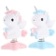 thumbnail image 4 of KAKOWELY 2 piezas de adorno de unicornio de dibujos animados para tablero de instrumentos, estatua de unicornio de resina, decoración con cabeza temblorosa, figura de unicornio, 4 of 5