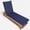Navy blue, variant on Favoyard Outdoor Lounge Chair Cushion 72x21x3 in Rainproof Color Fade-Resistant & Removable Cover Patio Chaise Lounge Cushion with High Resilience