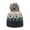 Navy-21, variant on STETMN Winter Knit Beanie Hat for Women Cute Print Cable Knitted Hats Trendy Vintage Thicked Hat
