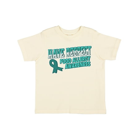 

Inktastic Have Respect Food Allergy Awareness Gift Toddler Boy or Toddler Girl T-Shirt