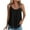 Black, variant on lmcalzta Plus Size Womens Summer Sleeveelss Tank Tops Spaghetti Strap Loose Fitting Breathable Stretch Basic Camis