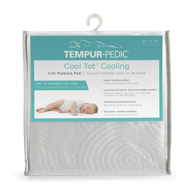 Protector de colchón para cuna Tempur-Pedic Cool Tot Waterproof