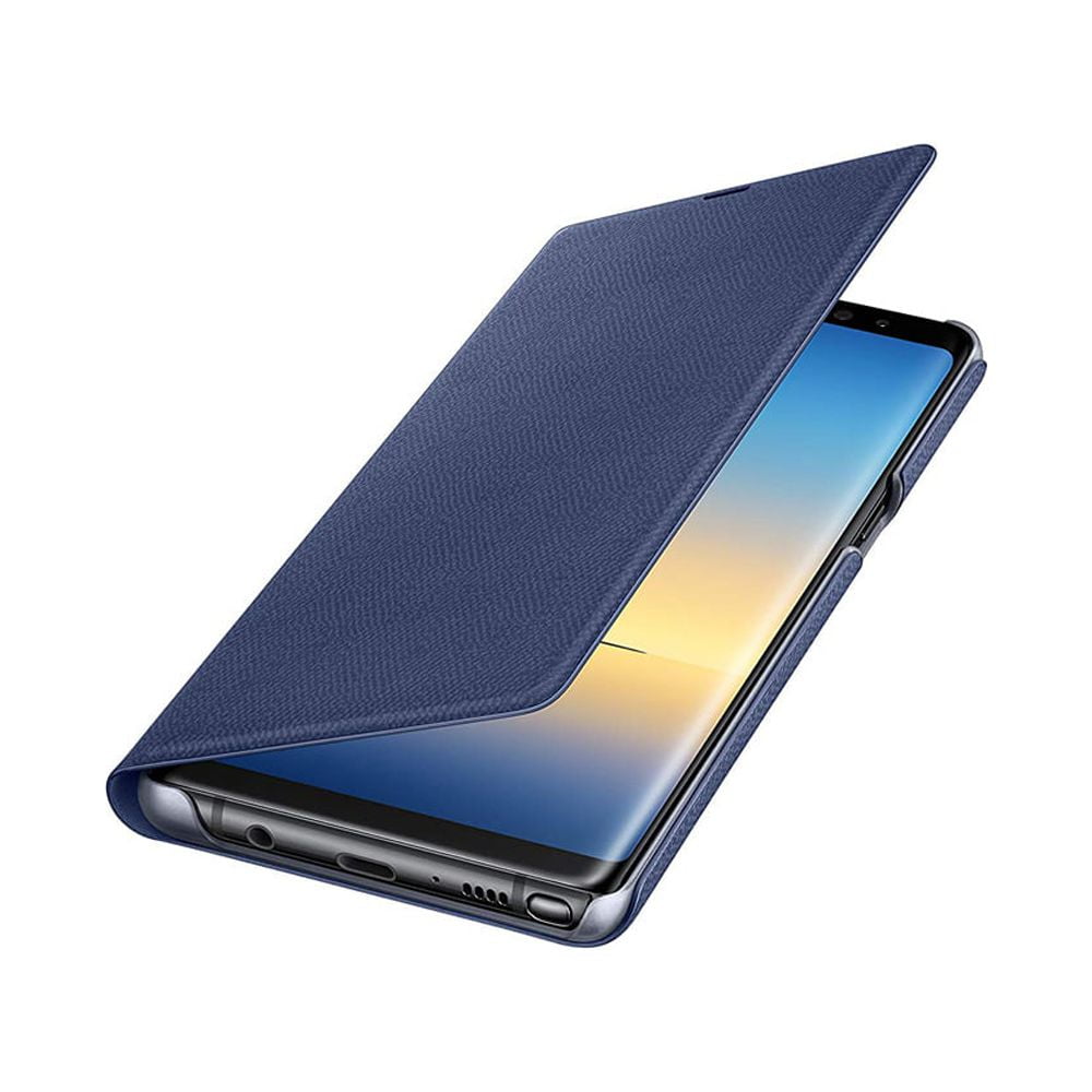 Samsung Galaxy Note8 LED View Wallet Case, Blue