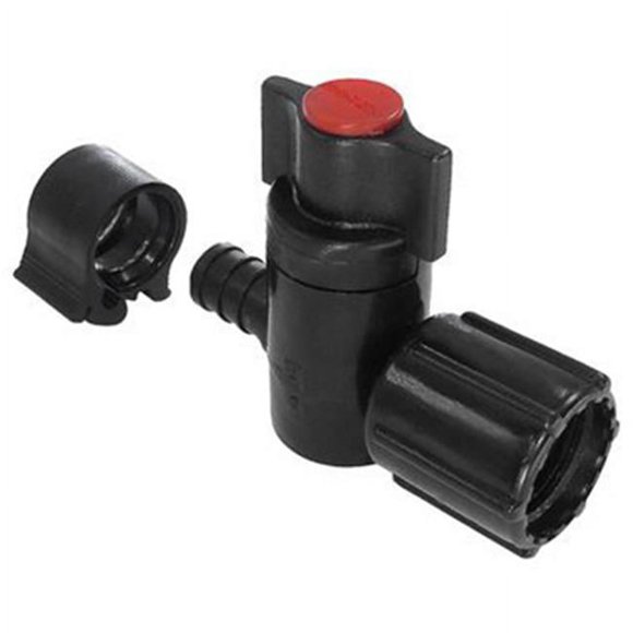 Flair-It Central 224722 0.5 x 0.5 Po. Valve de Serrage FPT Pexlock, Rouge