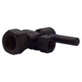thumbnail image 2 of Westbrass 1/4-Turn Lever Angle Stop Valve, 5/8" OD x 3/8" OD, Matte Black, 2 of 8
