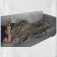 thumbnail image 6 of Woodland Soft Flannel Fleece Throw Blanket, Twig Branches and Fall Leaves Pattern Nature Forest Art Illustration, Cozy Plush for Indoor and Outdoor Use, 60" x 80", Sepia and Pale Brown, by Ambesonne, 6 of 6