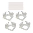 thumbnail image 1 of 4x Soportes de sábanas Accesorios de titulares de sábanas Ajuste de todos los tamaños de colchón Sheeters Schips ajustados para el dormitorio de, 1 of 8