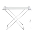 thumbnail image 4 of Luzkey Heated Clothes Drying Rack Aluminum Alloy Electric Folding Portable Dryer X Type Structure No Installation Required Suitable for Home Apartment Laundry Room 95cmx50cmx74cm, 4 of 8