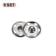 thumbnail image 3 of Uxcell 5 Set Botones de Broche de Costura de 19mm, Botones de Cierre Metálico, Plata, 3 of 7