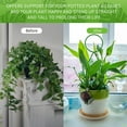 thumbnail image 4 of 4Pcs Plant Climbing Trellis Supports, DIY Garden Mini Superimposed Potted Plant Support Plastic Pot Plant Stem Support Wire for Indoor Outdoor Vines Flower Vegetable, 4 of 6