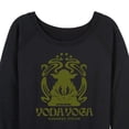 thumbnail image 3 of Star Wars - Yoda Yoga - Women's French Terry Pullover Sweatshirt, 3 of 5