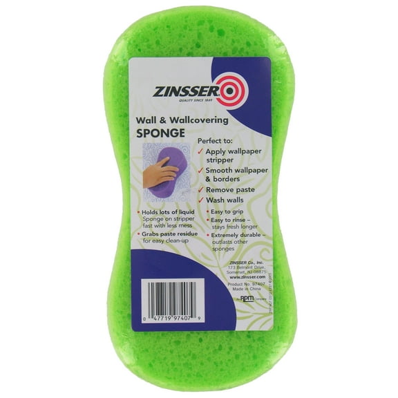 Zinsser Wallpaper Sponge,7 in L,7 in W 287514