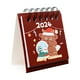 thumbnail image 1 of Bonito calendario de escritorio plegable de pie para la planificación y organización del hogar. Rojo, 1 of 9