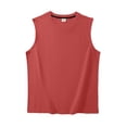 thumbnail image 2 of Hessimy Men's Tank Top Cotton Moisture Wicking Muscle Shirt Summer Sleeveless Shirts Gym Workout Tank（Wine,XL), 2 of 3