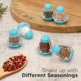 thumbnail image 5 of Crafts Central Plastic Mini Salt and Pepper Shakers For Party’s, Restaurants and Wedding’s - 24 Pcs, 5 of 8