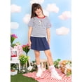 thumbnail image 5 of Wonder Nation x Hello Kitty Girls Double Waistband Skort, Sizes 4-16, 5 of 9