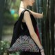 thumbnail image 2 of Bolsos de mano grandes para mujer, bolso de hombro de lona bordado grande, bolso de uso diario., 2 of 4