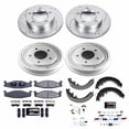 thumbnail image 3 of PowerStop Front and Rear Z23 Evolution Sport Brake Pad Rotor Drum and Shoe Kit Fits: FORD Select Models K15461DK, 3 of 10