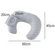 thumbnail image 2 of Almohada y localizador de lactancia para bebé, almohada de cuidado y soporte para bebé en forma de U lavable a máquina, localizador de cabeza de recompensa, 2 of 5