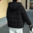 thumbnail image 6 of Black**Friday Chaoheng Plus Size Winter Coats for Women Women's Hooded Puffer Jacket,Basic Long Sleeve Quilted Winter Coat, 6 of 7