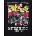 thumbnail image 2 of BSA - Camiseta Bandera de Reino Unido para Hombre (Negro), 2 of 2