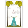 thumbnail image 2 of Marmont Hill Blue Teepee 12-Inch x 18-Inch Framed Wall Art, 2 of 4