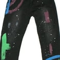 thumbnail image 3 of Waimea Men's Paint Splattered Black Skinny Jeans Size: 32x32, 3 of 4