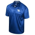 thumbnail image 2 of Men's Colosseum Royal Kentucky Wildcats Honeycomb Raglan Polo, 2 of 3