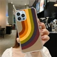thumbnail image 2 of Retro 70s Rainbow Case Compatible with iPhone 11 Pro Max,Unique Art Design TPU Shock-proof Full Cover, 2 of 5