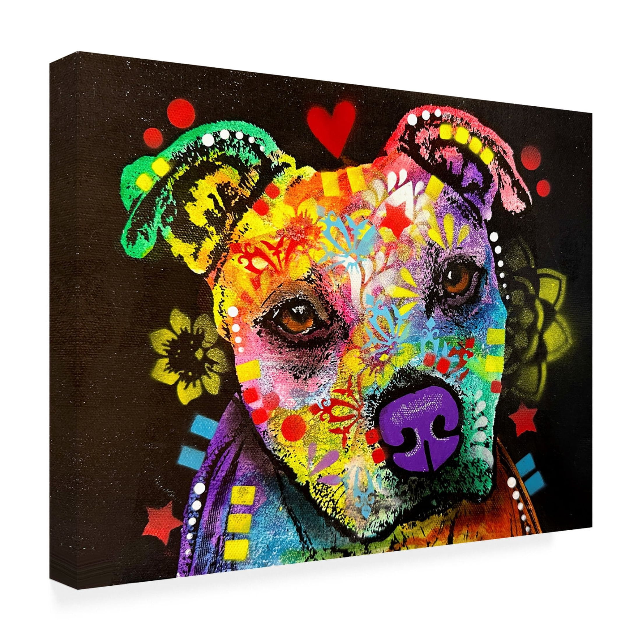 Canvas Wall Art - Dean Russo- Exclusive 'Flora 2' Wall Art for Living Room, Bedroom, or Office Décor by Trademark Fine Art - 32 x 24 Inches
