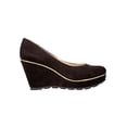 thumbnail image 2 of ZAPATILLAS TACONES CUÑA PLATAFORMA VESTIR LEON MUJER DAMA NEGRO GAMUZA 8807 LEON 8807, 2 of 3
