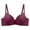 Red, variant on Stamzod Truekind Bras for Women Supportive Push Up Bra Scalloped Seamless Bra Everyday Bras Underwire Bras for Women Red 85D