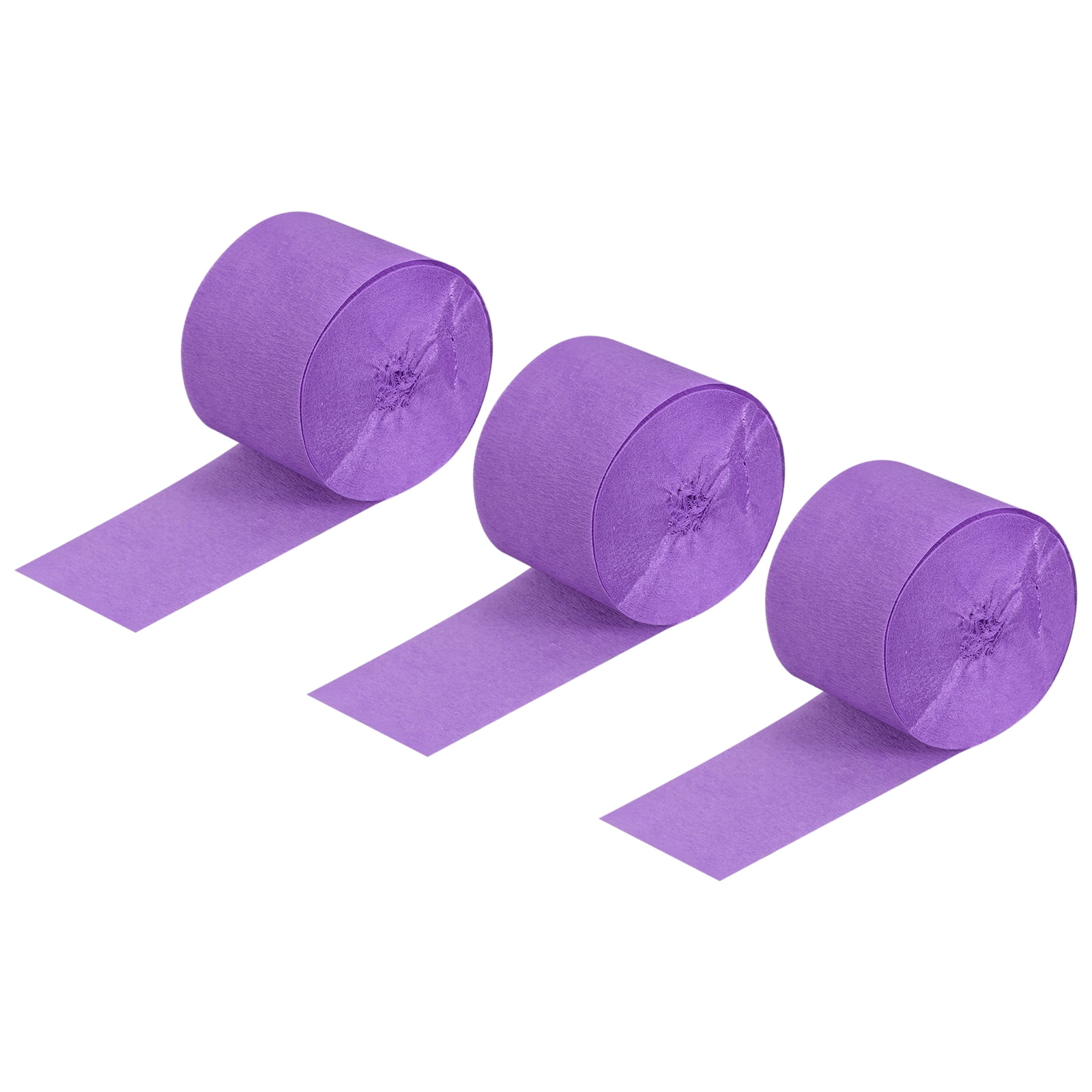 Uxcell Crepe Paper Streamer Decoration 82ft Long 1.77 Inch Wide