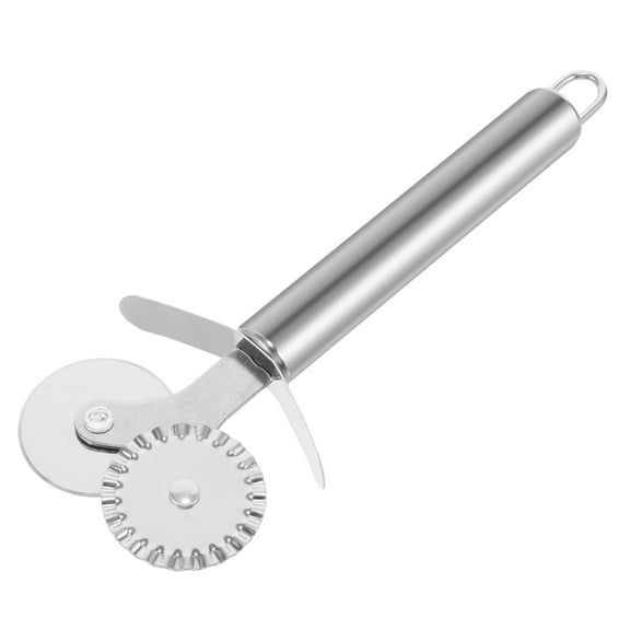 GETAJGHSD Baking Tools Stainless Steel Double Headed Pizza Cutter 1Pcs for Kitchen