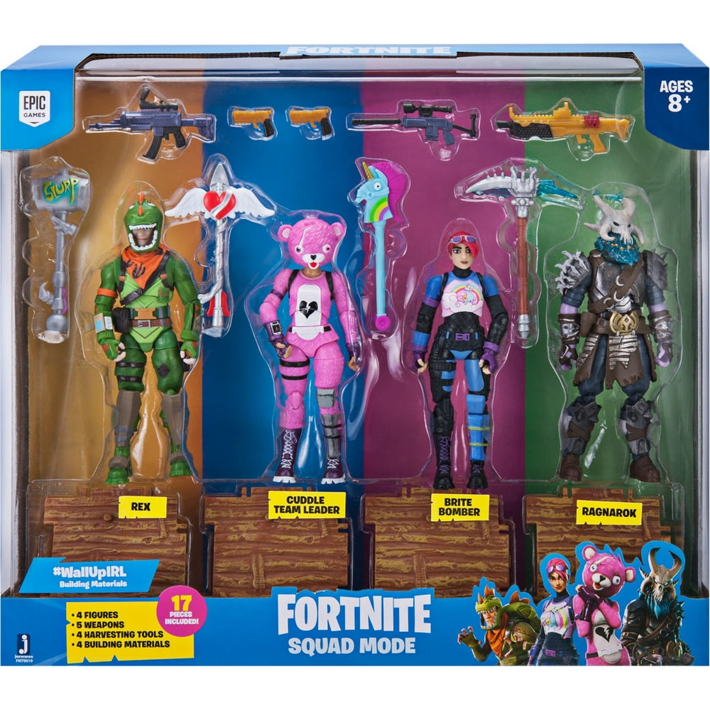 Fortnite Squad Mode 4 Figure Pack, Series 1 - Walmart.com - Walmart.com