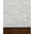 thumbnail image 5 of TOWN & COUNTRY LUXE Maya Medallion Tile Neutral Indoor Area Rug with High-Low Texture, Grey, 6'6"x9'6", 5 of 10