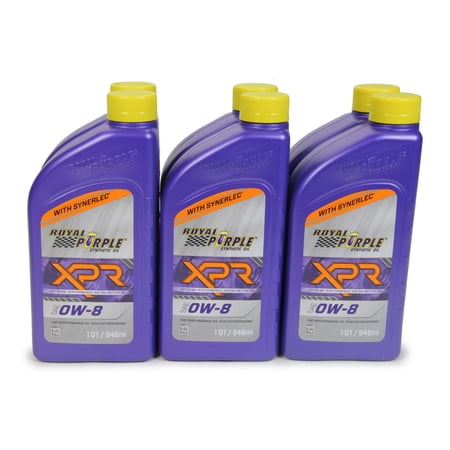 Royal Purple 6009, 0W8 Xrp Racing Oil Case 6X1 Quart Performance Racing