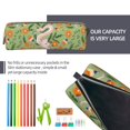 thumbnail image 5 of Naloa Snake And Floral Leather Pencil Case, Makeup Pouch, Zipper Pouch for Daily Essentials, Storage Organizer, Cosmetics and Stationary Bag, 5 of 7